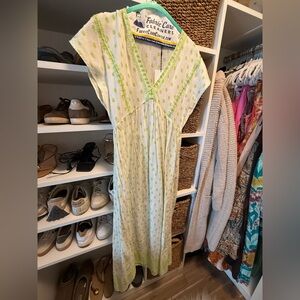 Lime Green Accents Zara Maxi